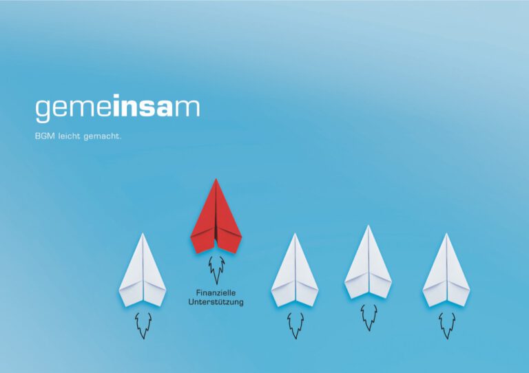 gemeinsam BGM leicht gemacht – Erfolgsfaktor finanzielle Unterstützung